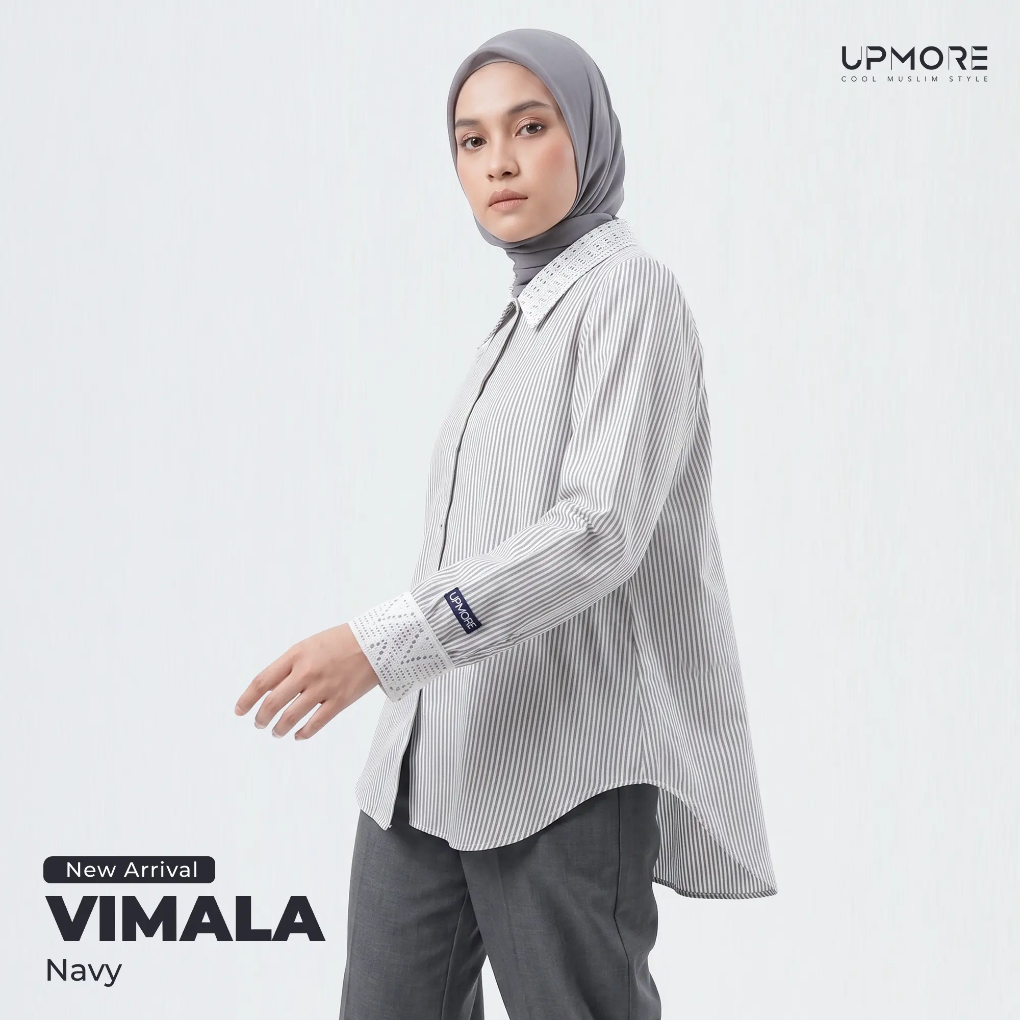 Tunik Vimala Navy | Mutif