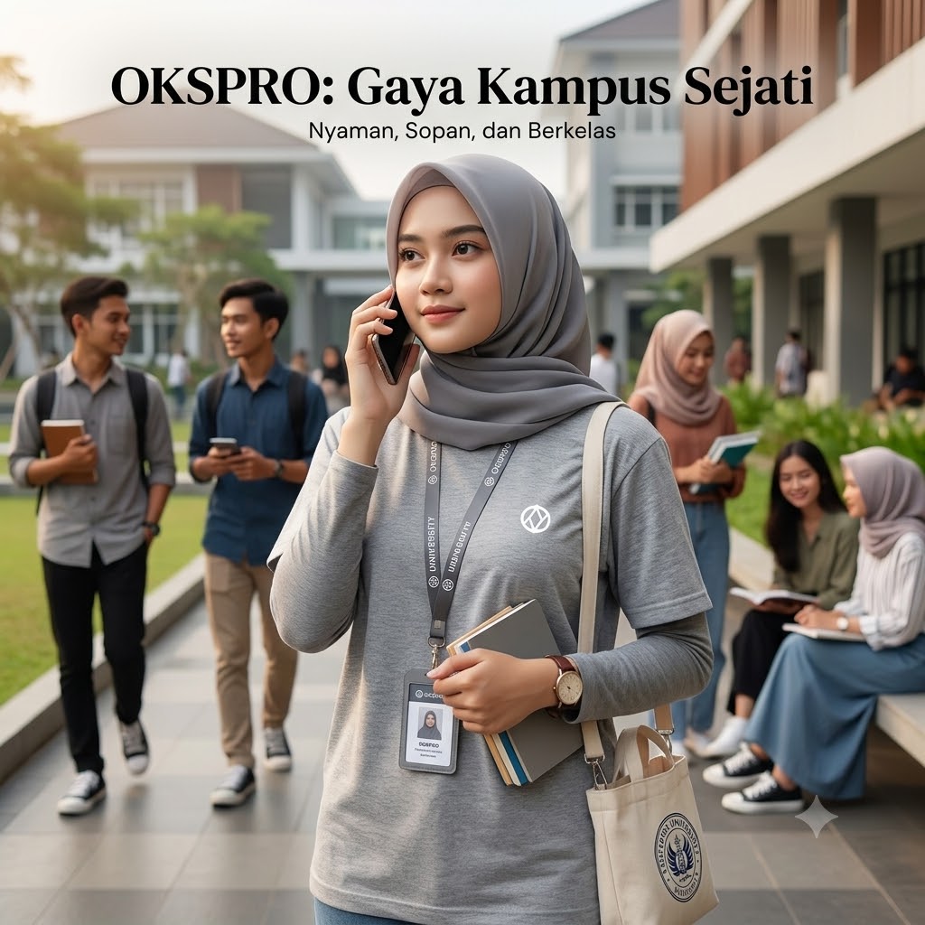 T-shirt Pria Dan Wanita  Warna Abu-abu | Okspro